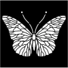 Clearance Stamperia Schablone "Quiet Days - Butterfly"