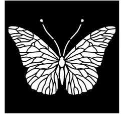 Clearance Stamperia Schablone "Quiet Days - Butterfly"