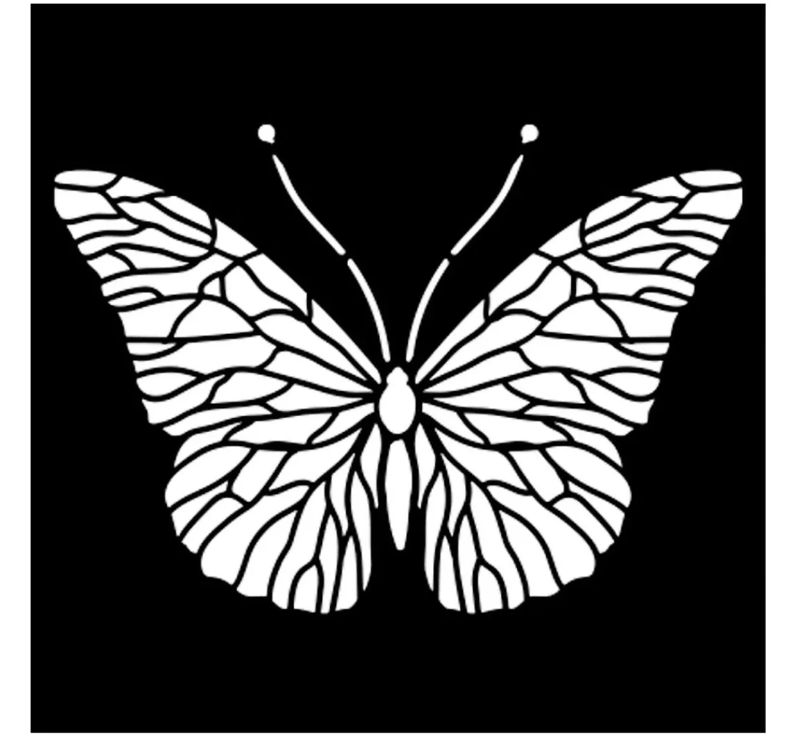 Clearance Stamperia Schablone "Quiet Days - Butterfly"