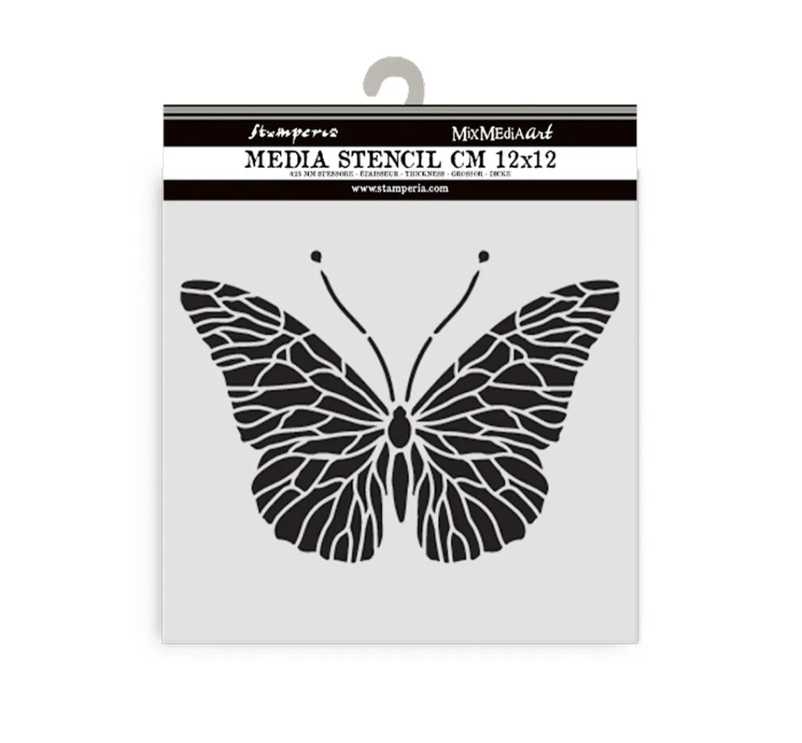 Clearance Stamperia Schablone "Quiet Days - Butterfly"