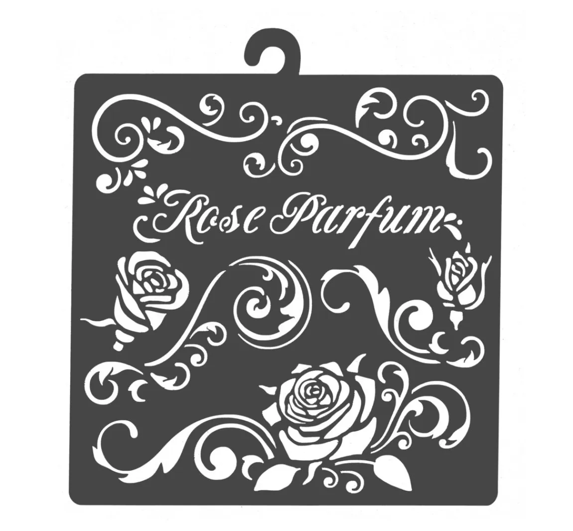 New Stamperia Schablone "Rose Parfum"