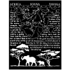 New Stamperia Schablone "Savannah Memories"