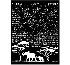 New Stamperia Schablone "Savannah Memories"