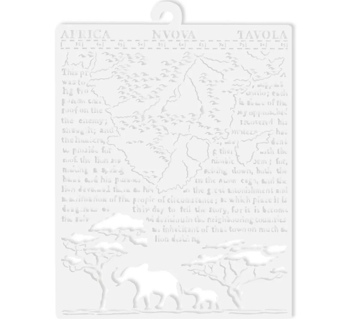 New Stamperia Schablone "Savannah Memories"