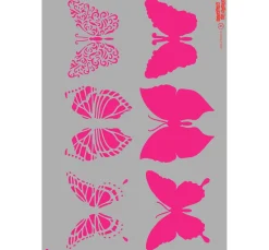 Clearance Pronty Crafts Schablone "Schmetterlingsmotive", A4