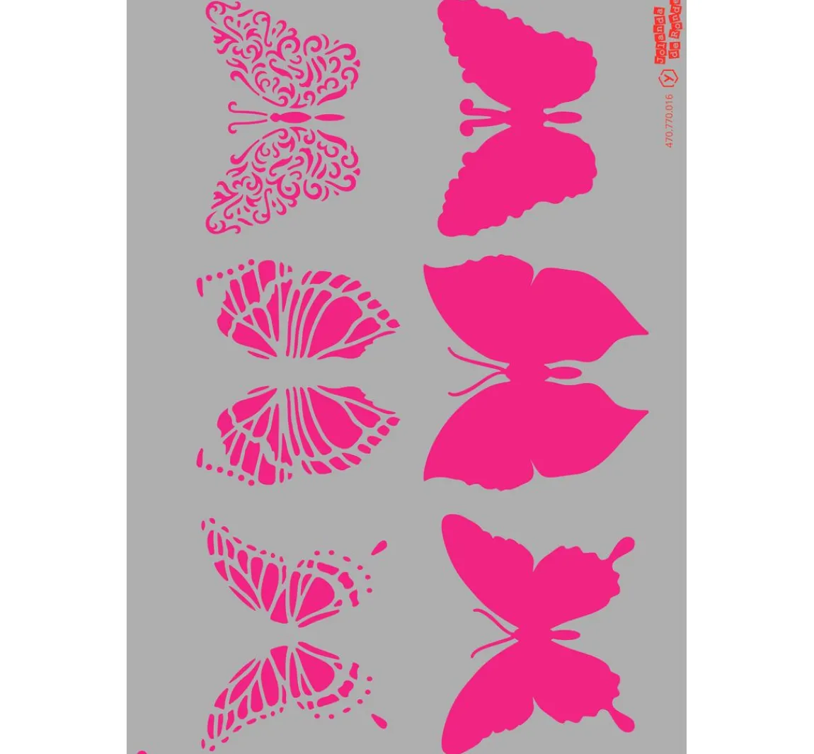 Clearance Pronty Crafts Schablone "Schmetterlingsmotive", A4