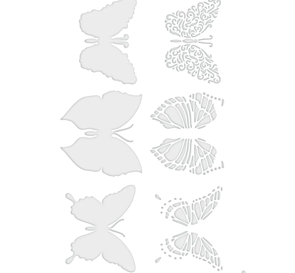 Clearance Pronty Crafts Schablone "Schmetterlingsmotive", A4