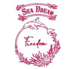 Discount Stamperia Schablone "Sea Dream"