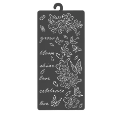 Discount Stamperia Schablone "Secret Diary - Flowers & Butterfly"