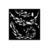 Discount Stamperia Schablone "Silent Sea - Fish"