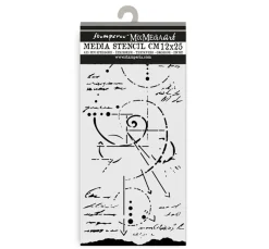 Discount Stamperia Schablone "Silent Sea - Fossil", 12x25cm