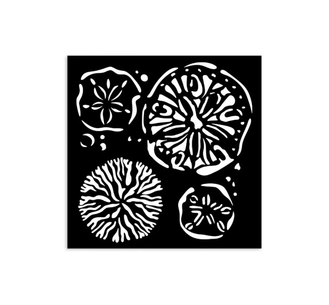 New Stamperia Schablone "Silent Sea - Sponges"