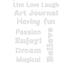Pronty Crafts Schablone "Sprüche", A5