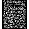Best Stamperia Schablone "The Owl's House - Pine Cones"