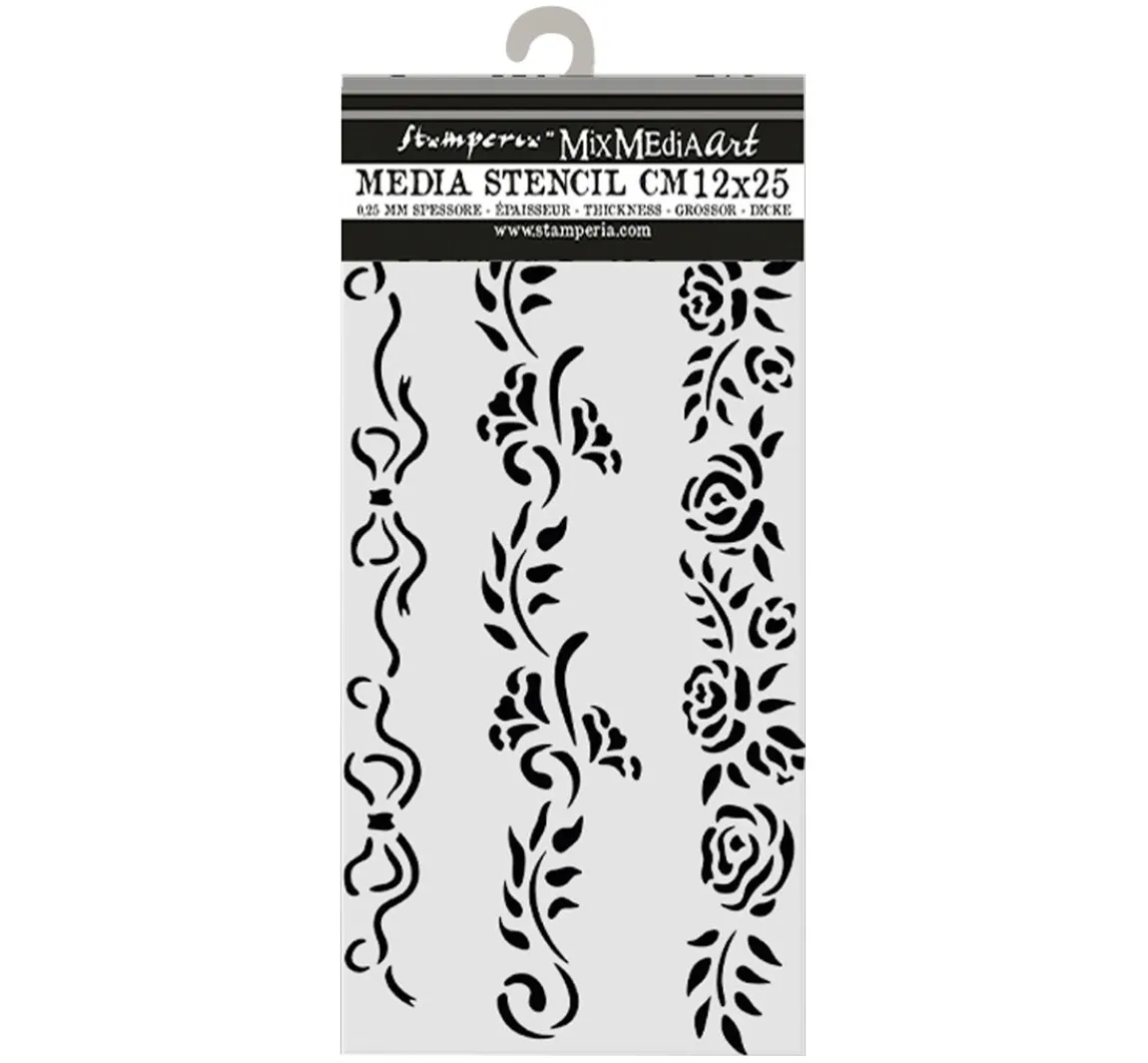 Discount Stamperia Schablone "Timeless - 3 Borders"