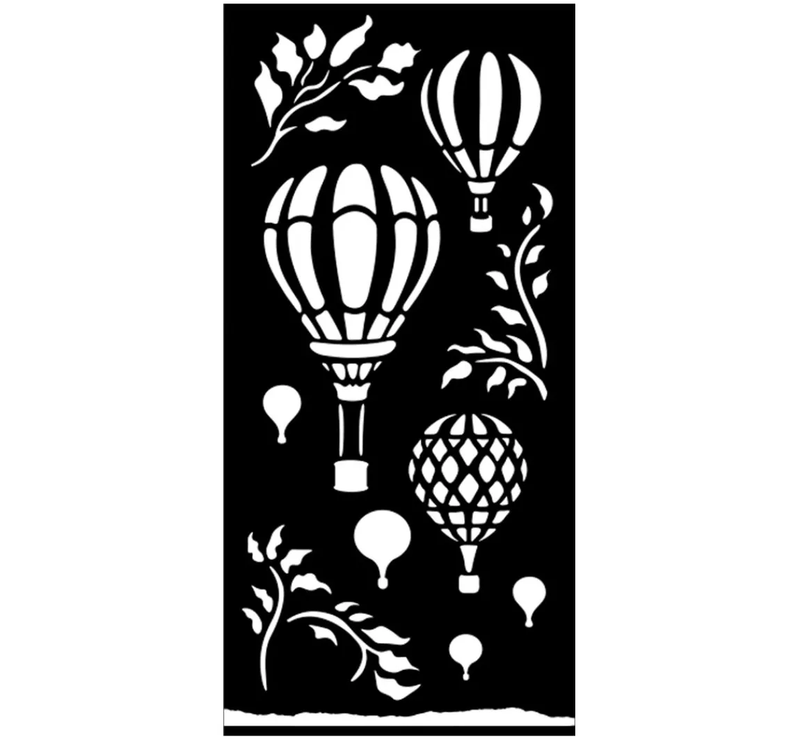 Discount Stamperia Schablone "Timeless - Air Balloons"