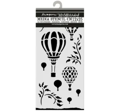 Discount Stamperia Schablone "Timeless - Air Balloons"