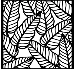 Best Pronty Crafts Schablone "Tropische Blätter"