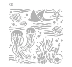 Outlet Ciao Bella Schablone "Underwater"