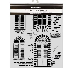 Best Stamperia Schablone "Venice", Windows