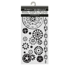 New Stamperia Schablone "Voyages Fantastiques - Mechanisms"