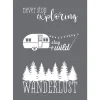New Rayher Schablone "Wanderlust" mit Rakel