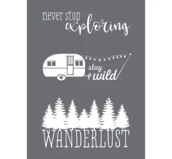 New Rayher Schablone "Wanderlust" mit Rakel