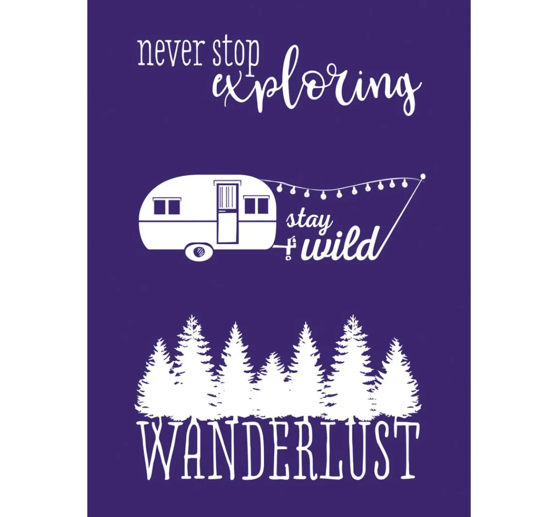 New Rayher Schablone "Wanderlust" mit Rakel
