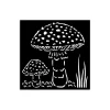 Best Stamperia Schablone "Whispering Woods - Mushrooms"