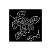 Online Stamperia Schablone "Whispering Woods - Berries"