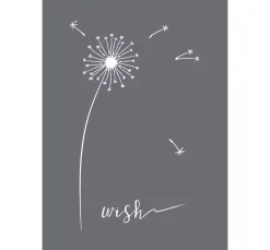 Hot Rayher Schablone "Wish" mit Rakel