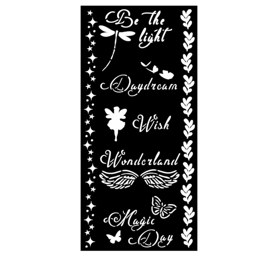 Hot Stamperia Schablone "Wonderland"