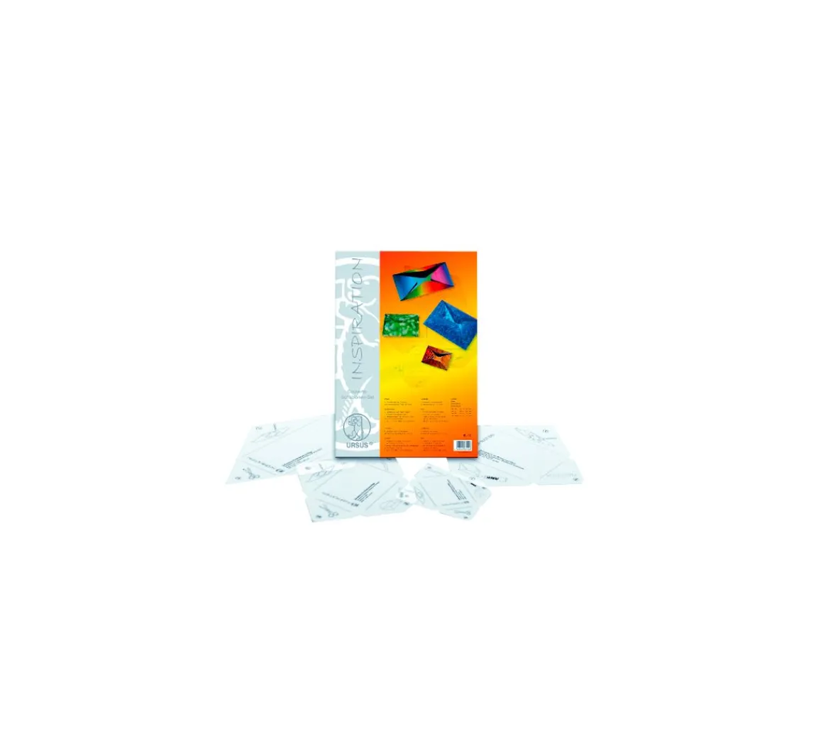 Sale URSUS Schablonen-Set "Briefumschläge", 4 Stück