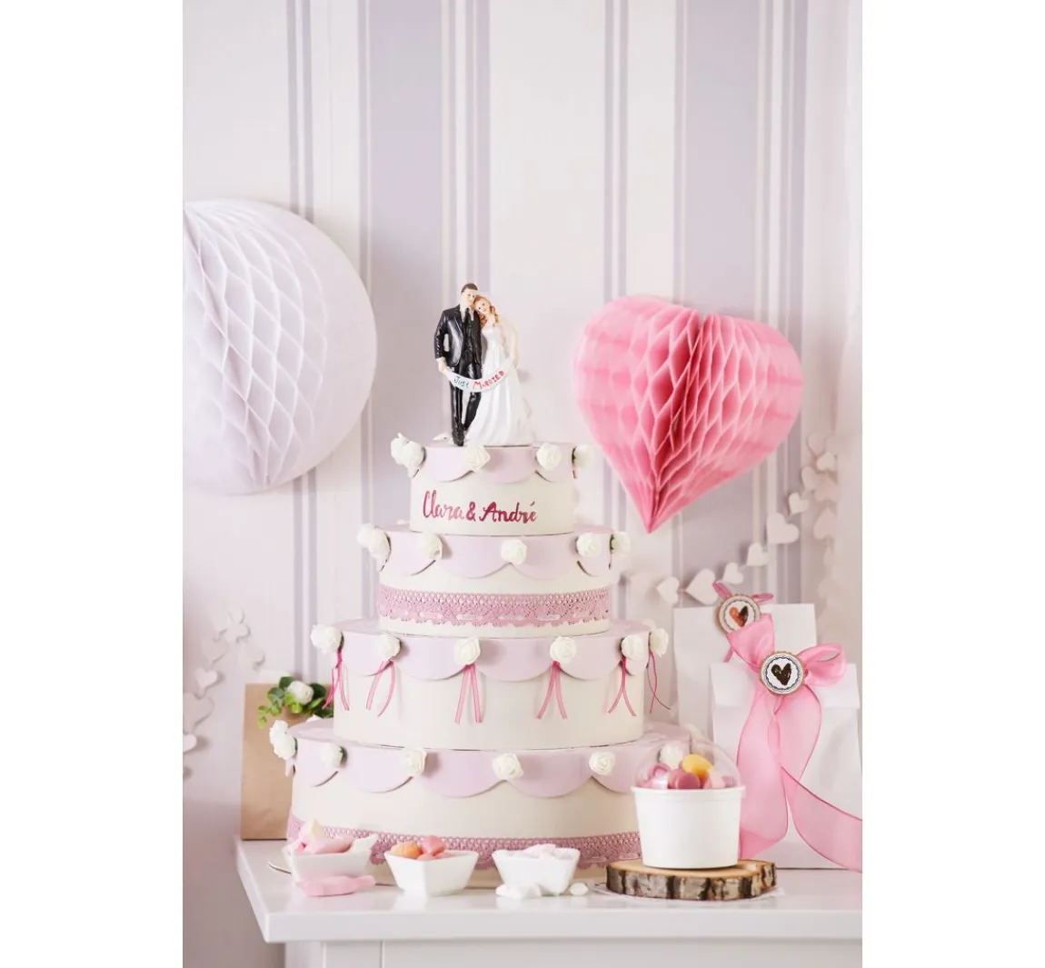 Online décopatch Schachtelset "Torte", 5er-Set, Pappmaché