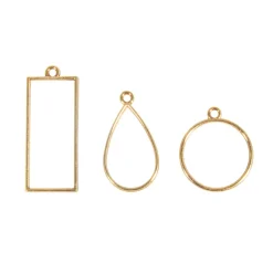 Online Rayher Schmuck-Metallfassung "Formenmix"