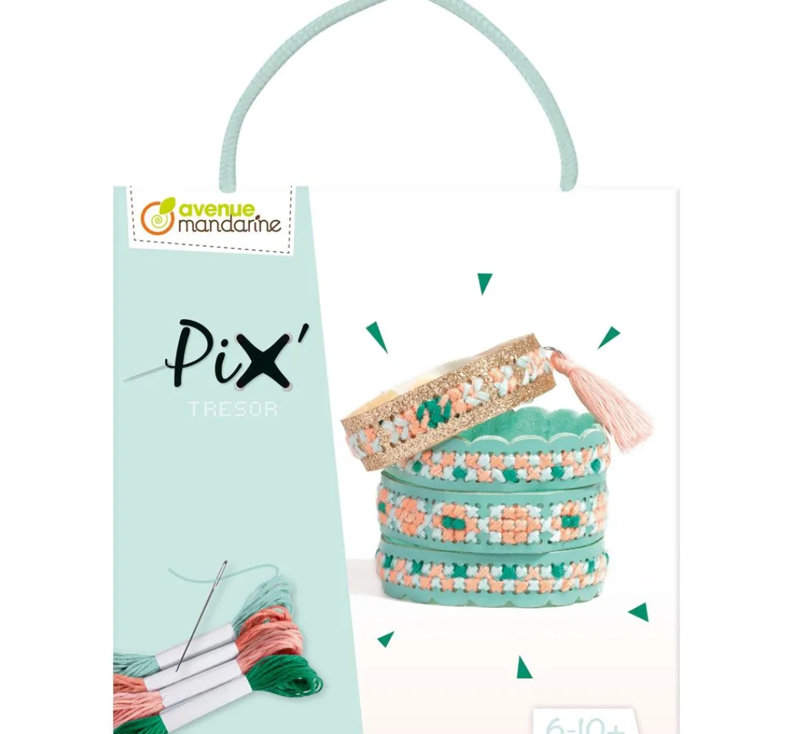 Sale My Mandarine Schmuckset Sticken "Pix' Trésor – Joy"