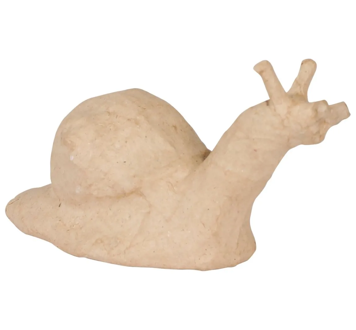 Online décopatch Schnecke, Pappmaché