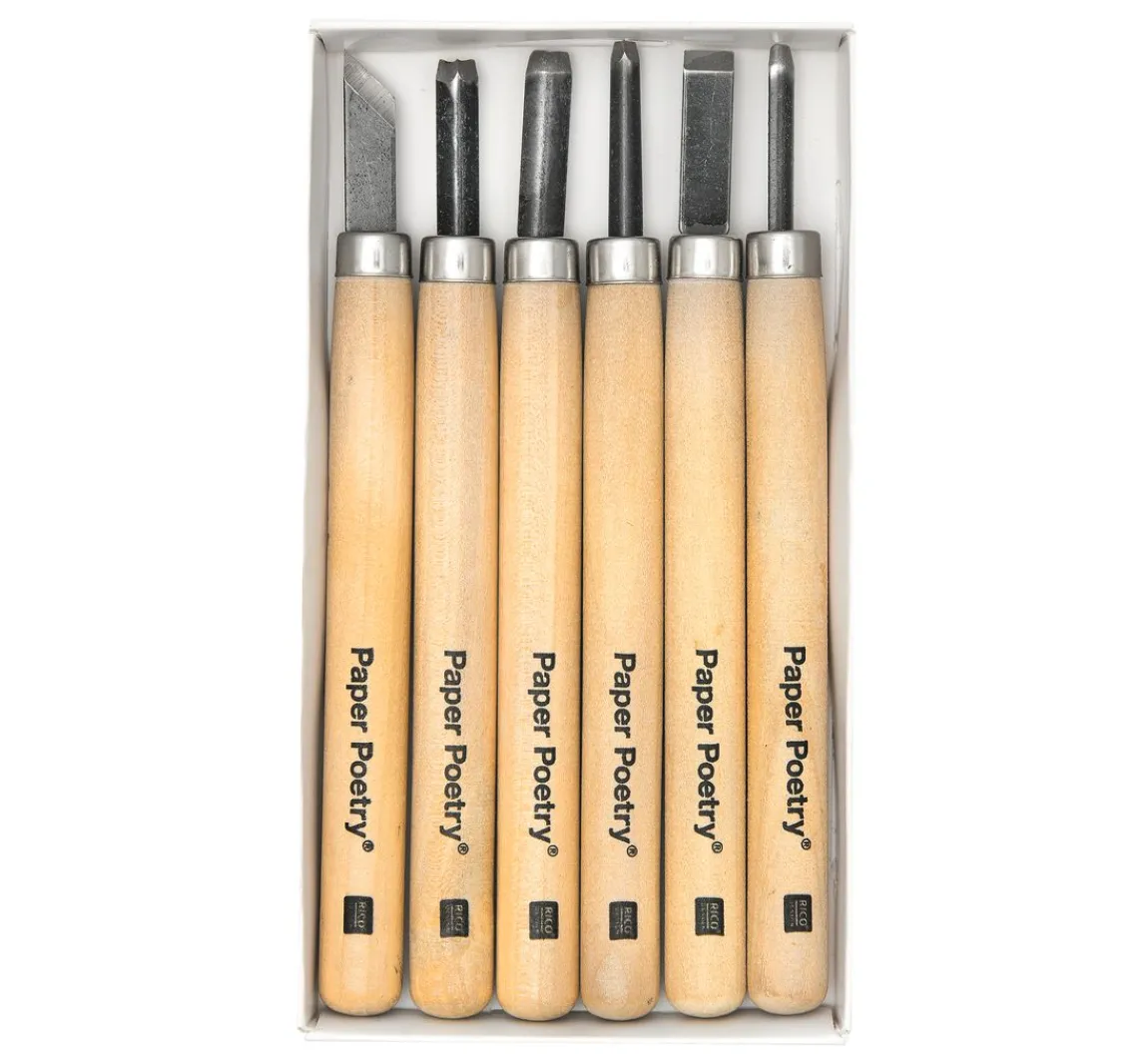 Rico Design Schnitzwerkzeug, 6er-Set