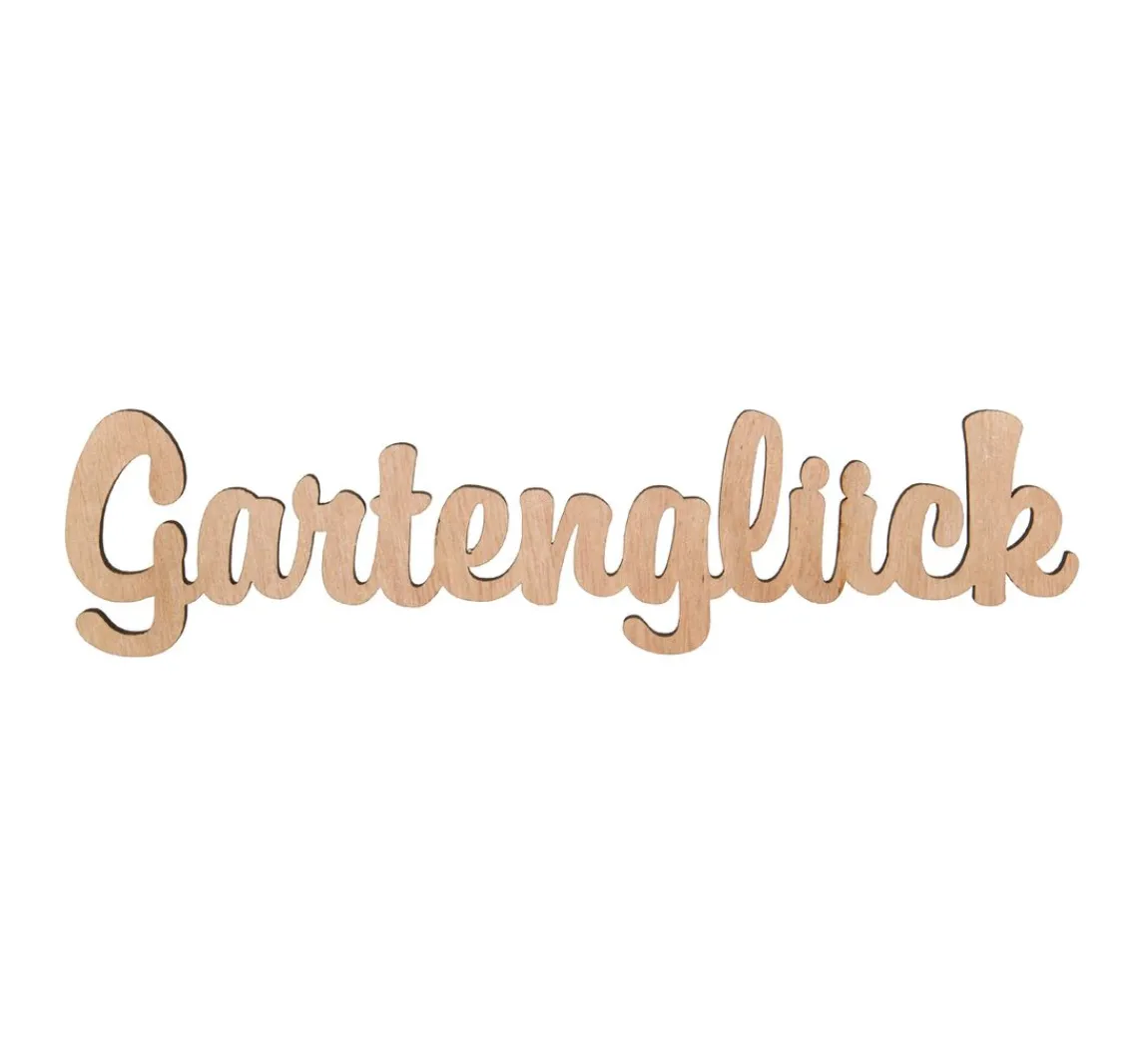 Best HALBACH Schriftzug "Gartenglück"