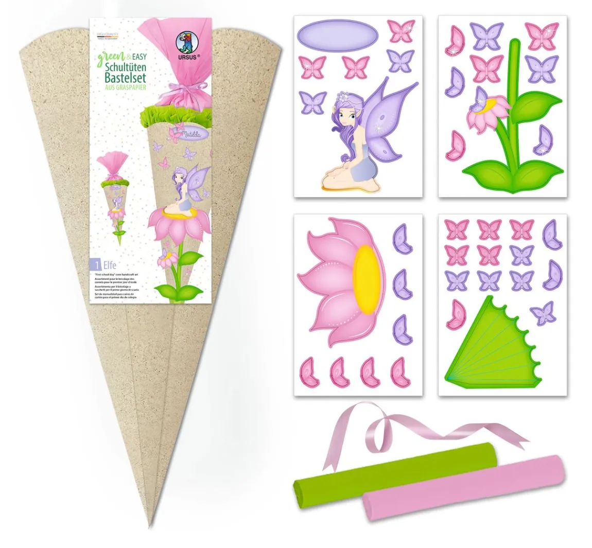 Hot URSUS Schultüten Bastelset "Green & Easy"