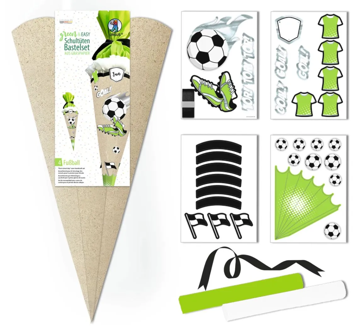 Hot URSUS Schultüten Bastelset "Green & Easy"