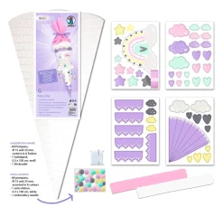 Discount URSUS Schultüten-Bastelset "Regenbogen"
