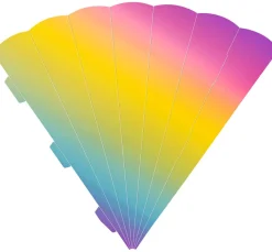 Clearance Heyda Schultüten-Zuschnitt, regenbogen