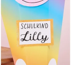 Clearance Heyda Schultüten-Zuschnitt, regenbogen