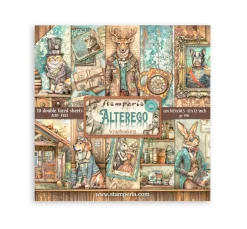 Online Stamperia Scrapbook-Block "Alterego"