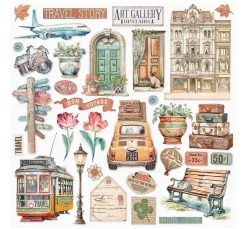 Hot Stamperia Scrapbook-Block "Art of Travelling"