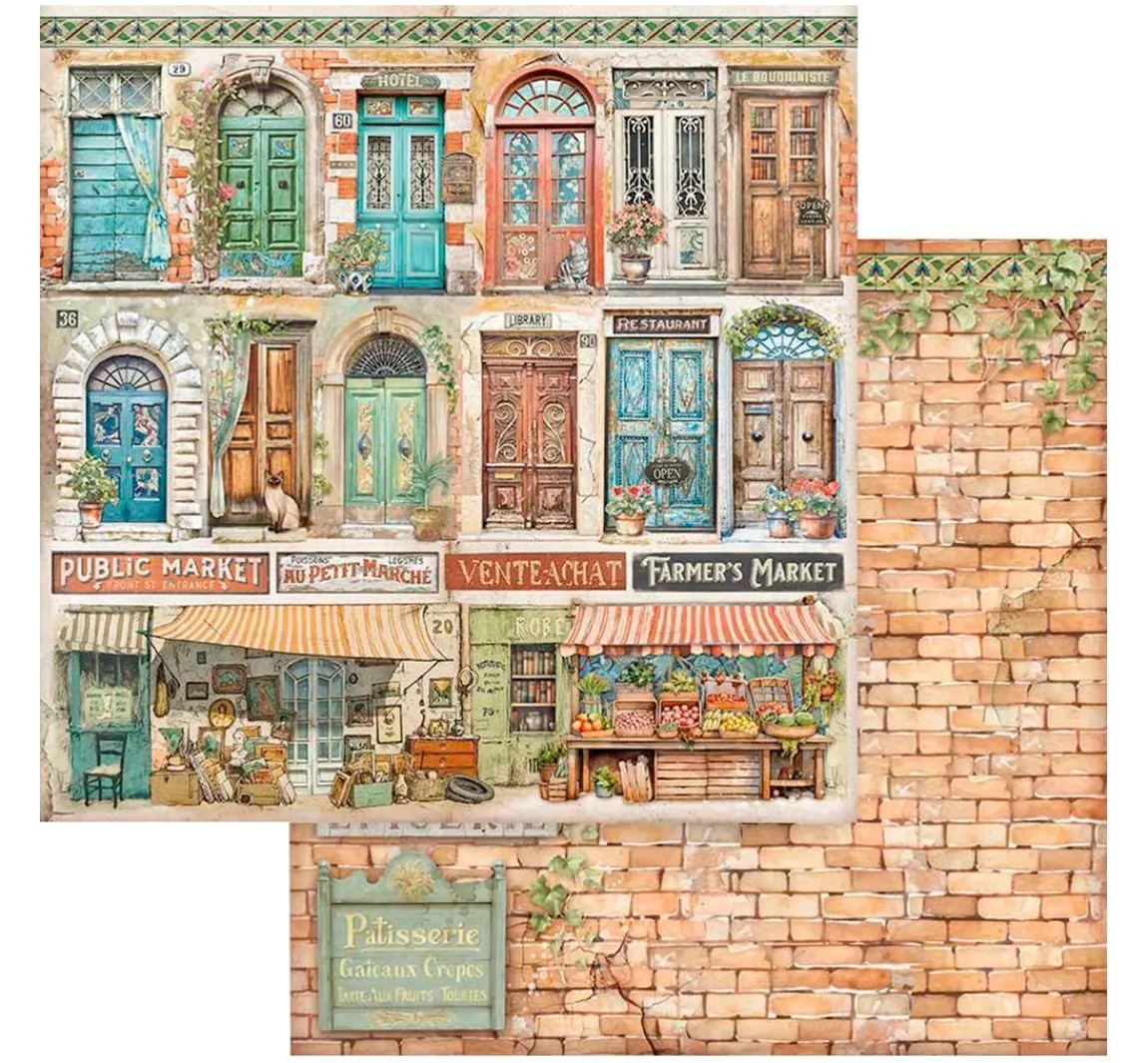 Hot Stamperia Scrapbook-Block "Art of Travelling"