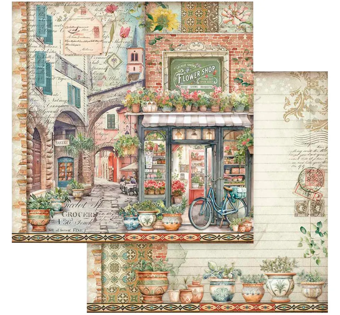 Hot Stamperia Scrapbook-Block "Art of Travelling"