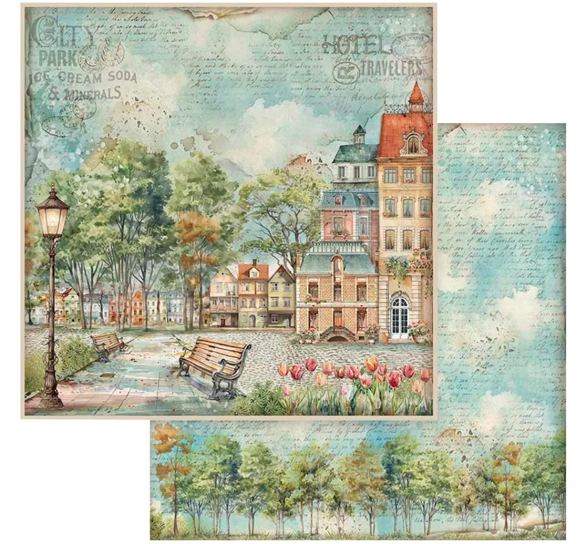 Hot Stamperia Scrapbook-Block "Art of Travelling"