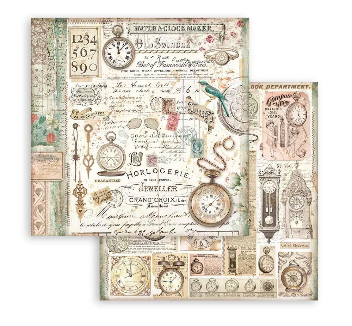 Best Stamperia Scrapbook-Block "Brocante Antiques"